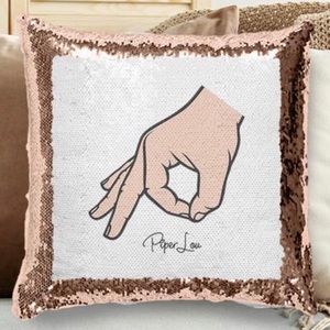 “Circle Game” Flip Sequin Pillows (Set of 2)